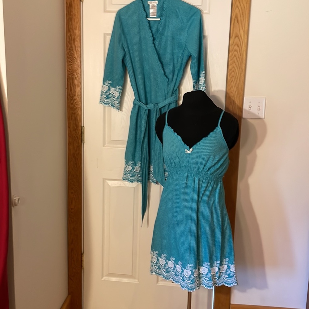 Matching gown and robe